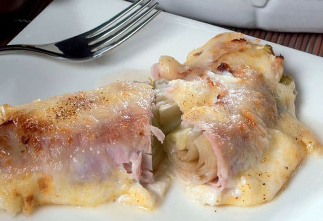 Gratin d'Endives au Jambon à la Béchamel Légère WW