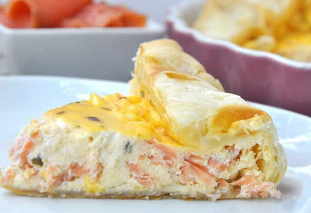 quiche au saumon et au Boursin au Thermomix
