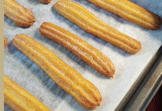 churros légers au four au Thermomix