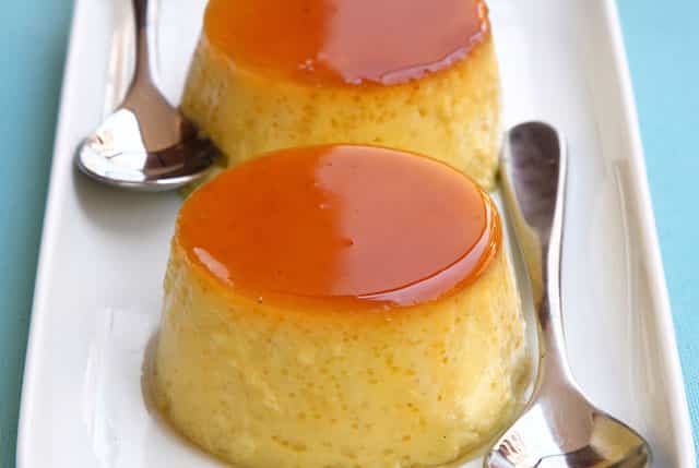 crème caramel légère au yaourt WW
