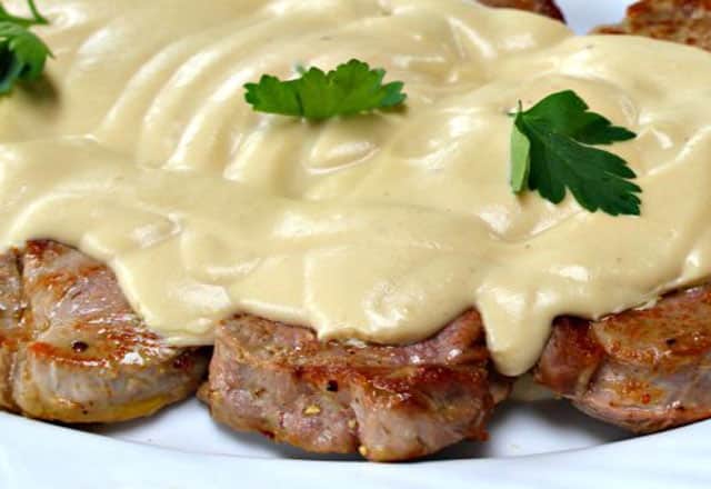 filet mignon à la sauce aux Maroilles WW