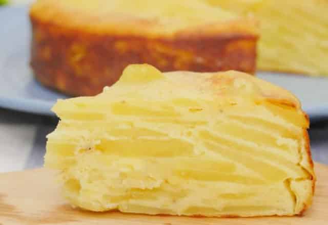 gâteau léger invisible pommes de terre WW