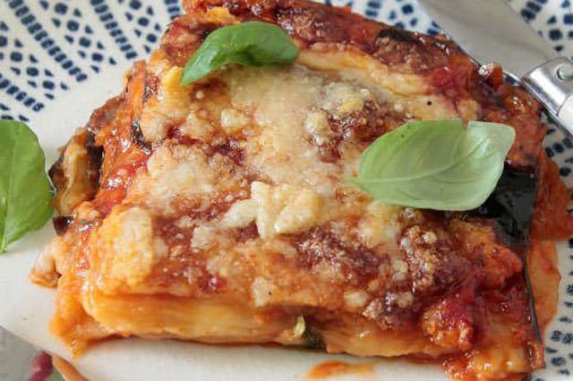 gratin d'aubergines au parmesan WW