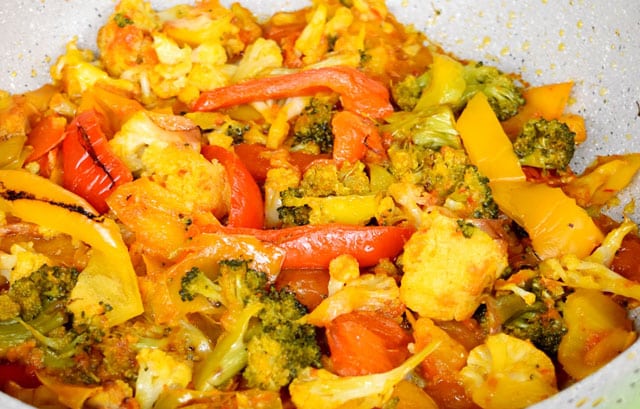 poêlée de légumes au curry WW