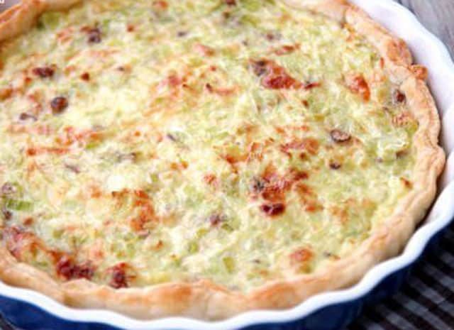 quiche aux poireaux et chèvre frais WW