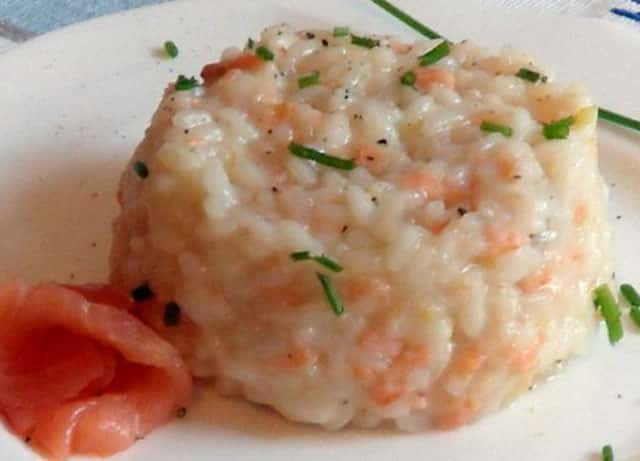 risotto au saumon et au yaourt WW