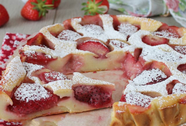 clafoutis léger aux fraises WW