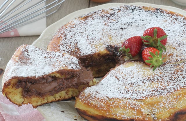 gâteau pancake au nutella au Thermomix
