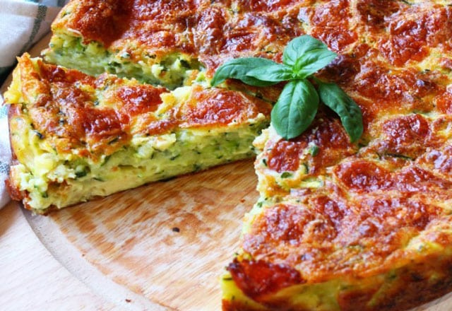 gâteau salé aux courgettes WW,