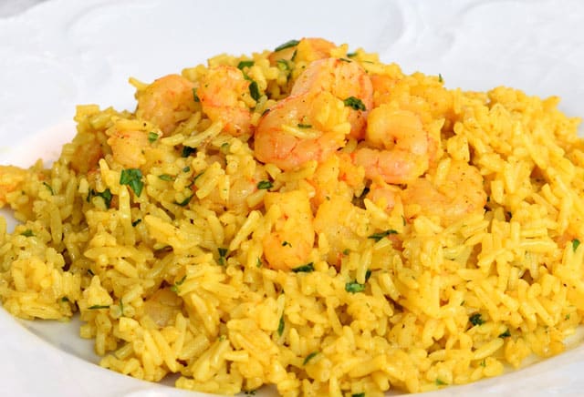 Risotto aux Crevettes et au Curry WW