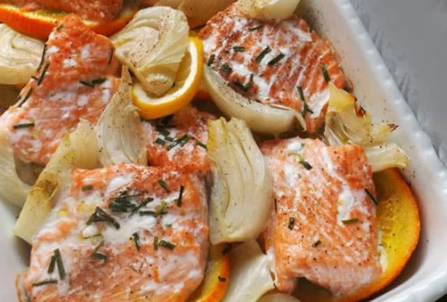 Saumon au Fenouil et aux Agrumes WW