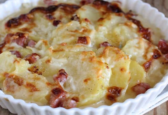 Gratin Léger de Pommes de Terre au Jambon WW