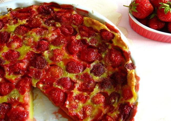 clafoutis de fraises au Thermomix
