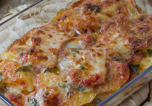 Gratin de Pommes de Terre à la Sauce Tomates WW