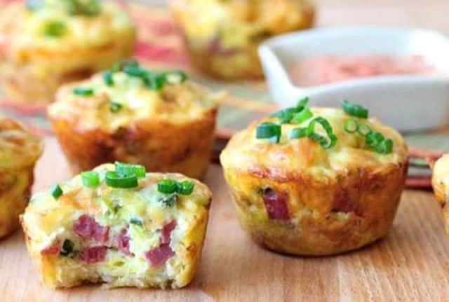 muffins salés au jambon WW