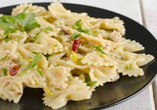 Pâtes au Thon et au Citron WW