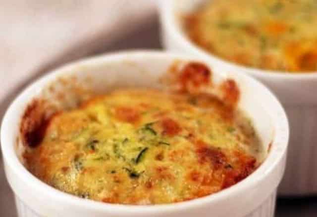 soufflé léger au thon et aux courgettes WW