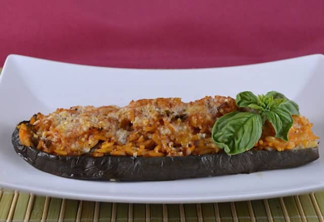 Aubergines Farcies au Riz WW