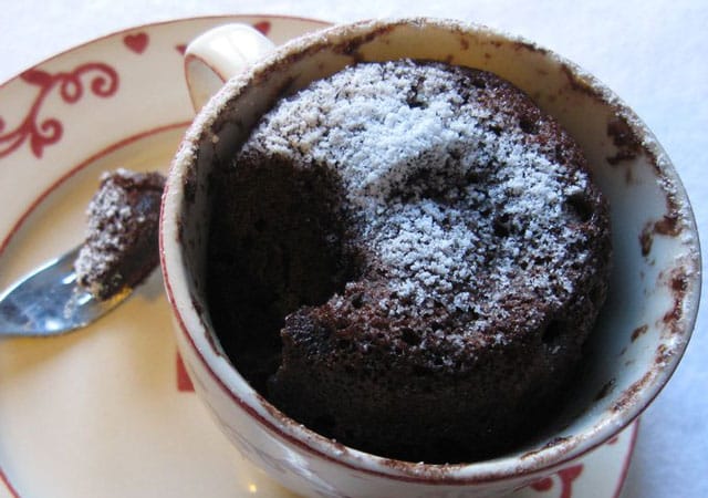 Mug Cake au Yaourt et au Cacao WW