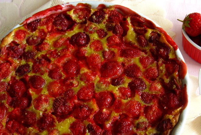 clafoutis aux fraises WW