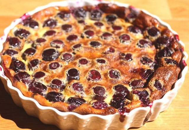 clafoutis léger aux cerises ww