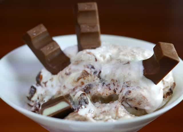 crème glacée au kinder Maxi au Thermomix