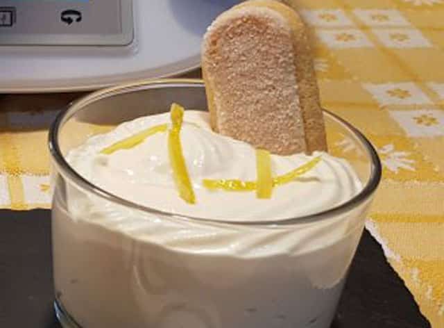 mousse au citron au Thermomix