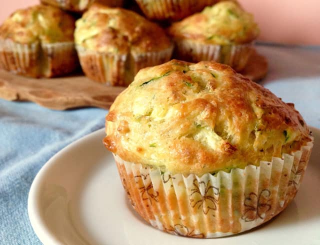 muffins légers au thon et aux courgettes WW