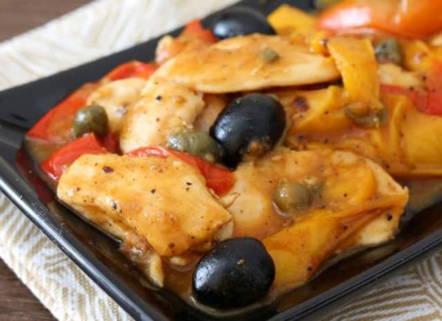 Émincé de Poulet aux Poivrons WW