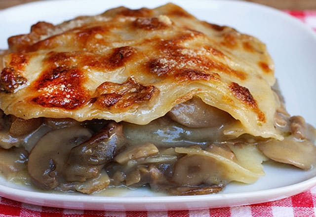 Gratin de Pommes de Terre à la Béchamel aux Champignons WW