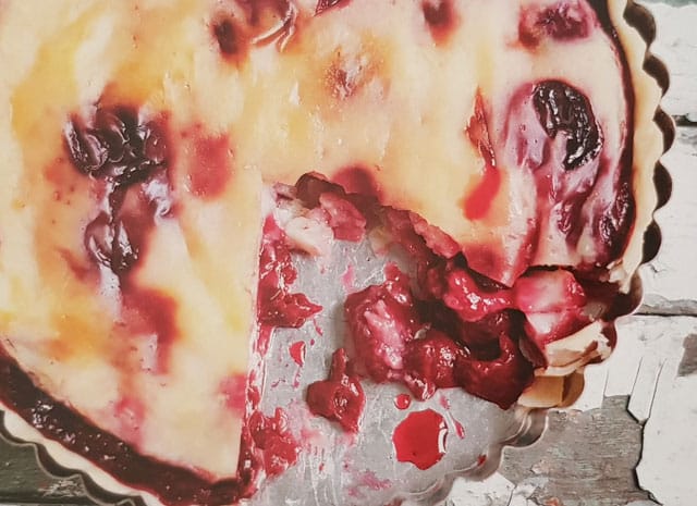 Flan pâtissier aux cerises au Thermomix