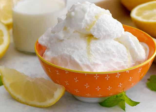 glace au citron au Thermomix