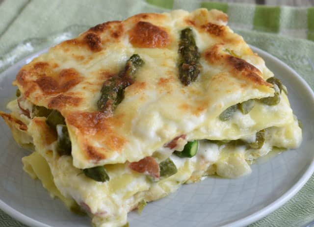 lasagnes aux asperges et au jambon WW