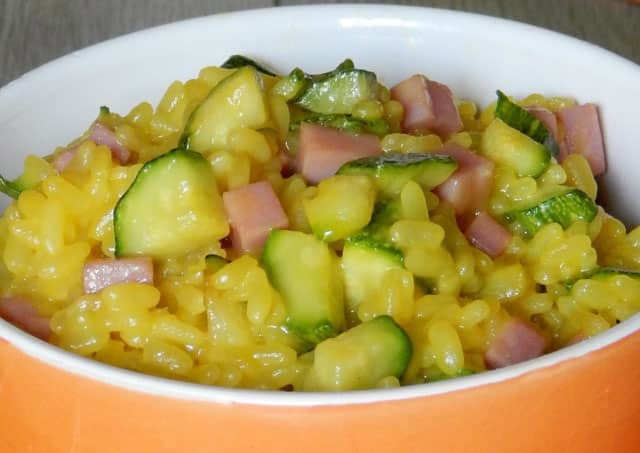 Risotto aux Courgettes / Jambon et Curry WW