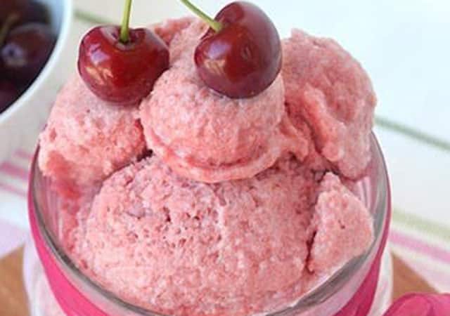 Sorbet aux Cerises au Thermomix