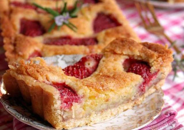 tarte à la frangipane et aux fraises au Thermomix