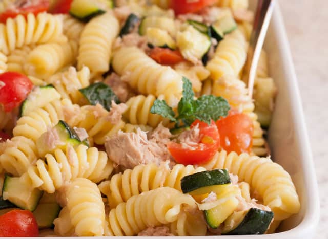 Pâtes Froides aux Courgettes et au Thon WW