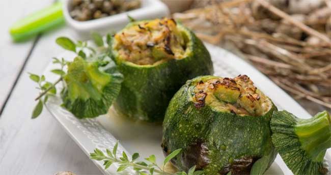 Courgettes farcies au thon