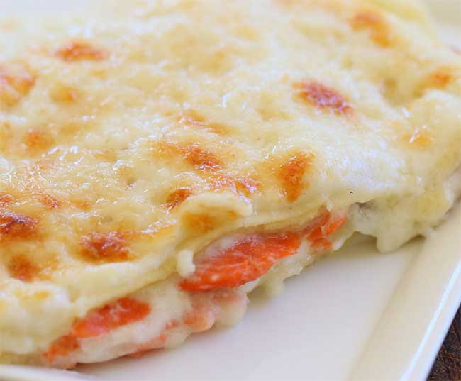 Lasagnes au saumon
