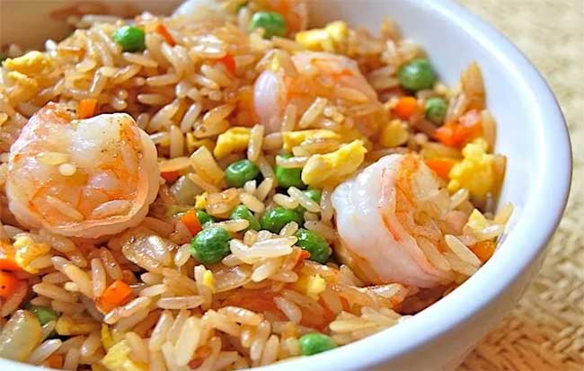 Risotto petits pois crevettes