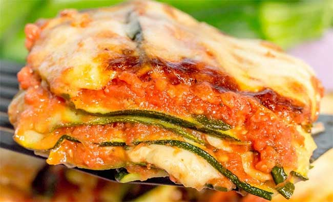 lasagnes courgettes tomates