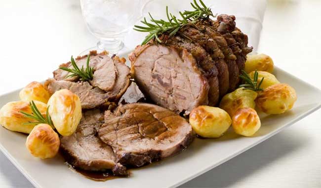 Rôti de veau pommes de terre four