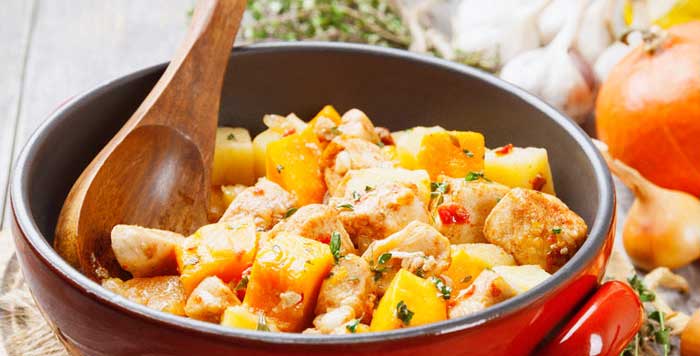 Recette ww de la blanquette de poulet