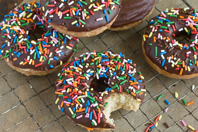 Donuts cuits au four