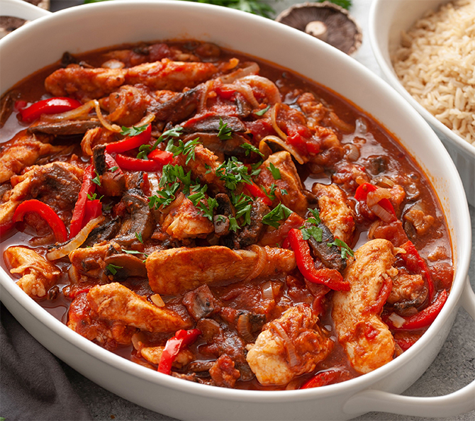 Poulet marengo facile