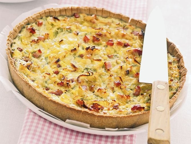 Quiche au thon et poireaux au Thermomix