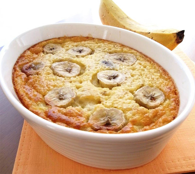 Clafoutis bananes et dattes
