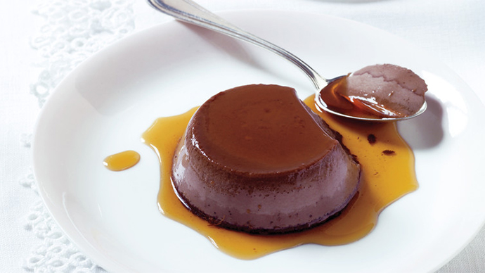 Flan léger au chocolat