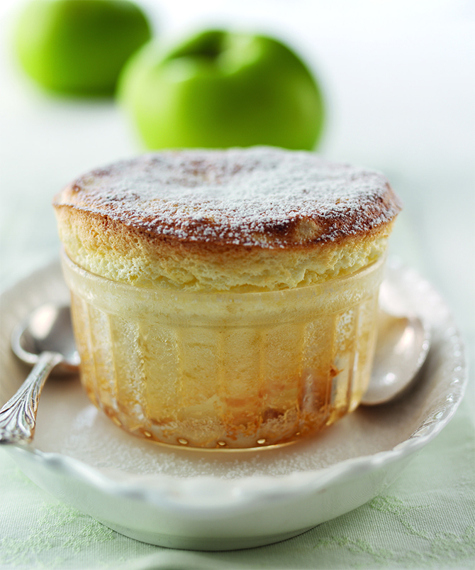 Soufflé léger aux pommes