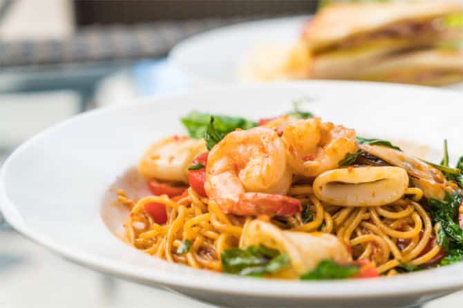 Spaghettis aux fruits de mer au Thermomix